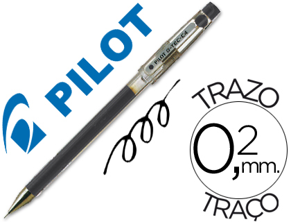 Bolígrafo Pilot punta aguja G-TEC-C4 tinta gel negra